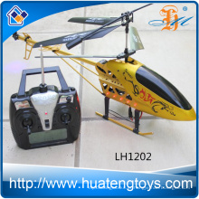 Novo modelo de helicóptero de cor do ouro rc 3,5 canal helicóptero de brinquedo voando